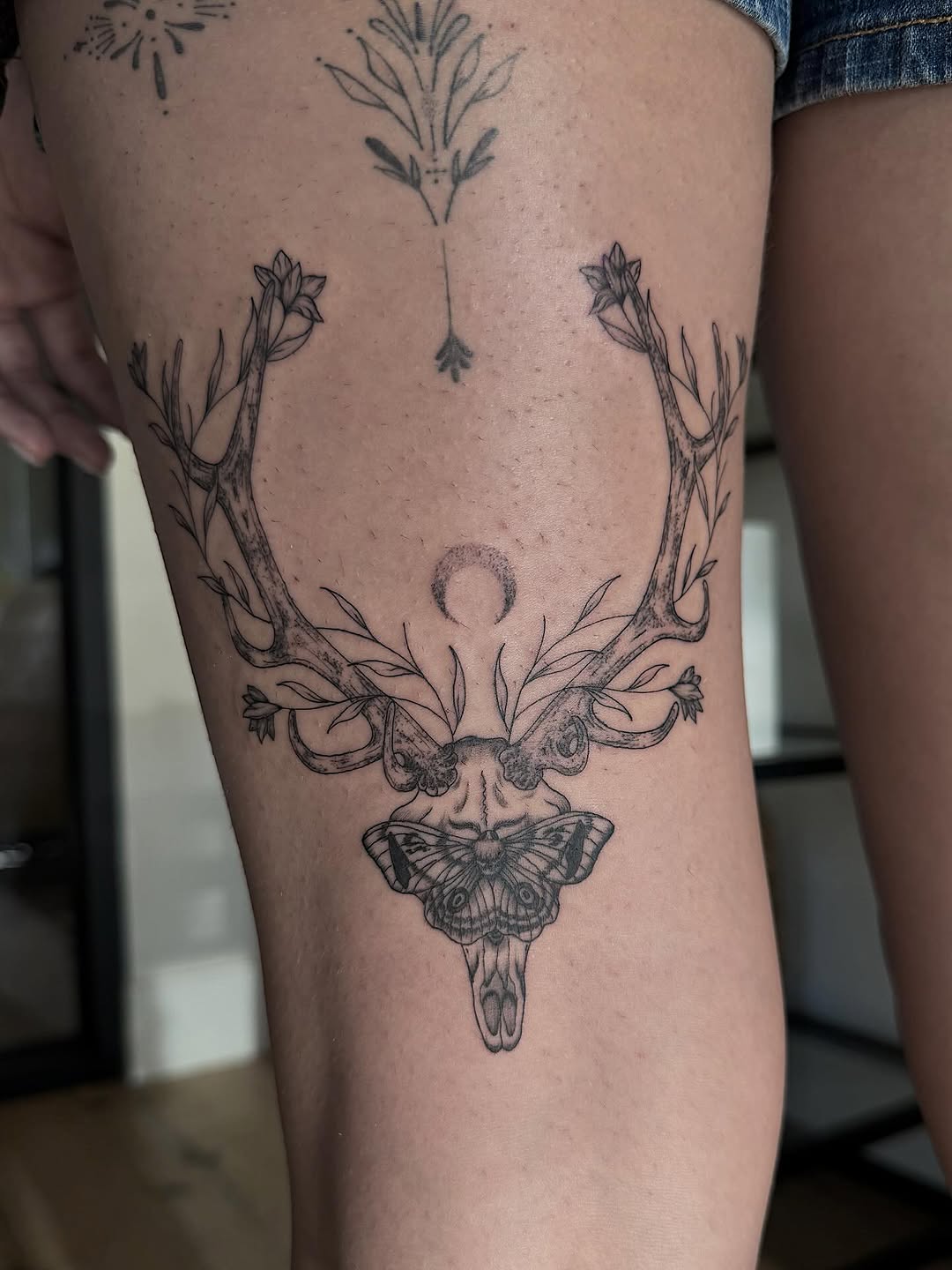 Tattoo by @bohemycollective — illustrative, black_and_grey