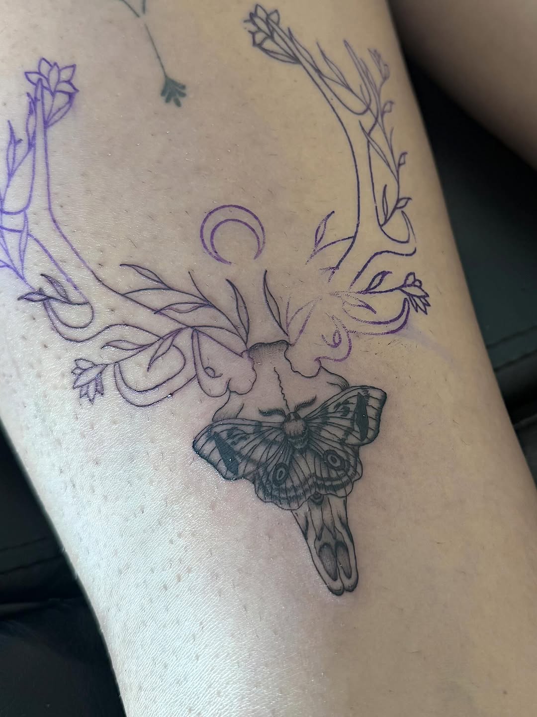 Tattoo by @bohemycollective — illustrative, black_and_grey