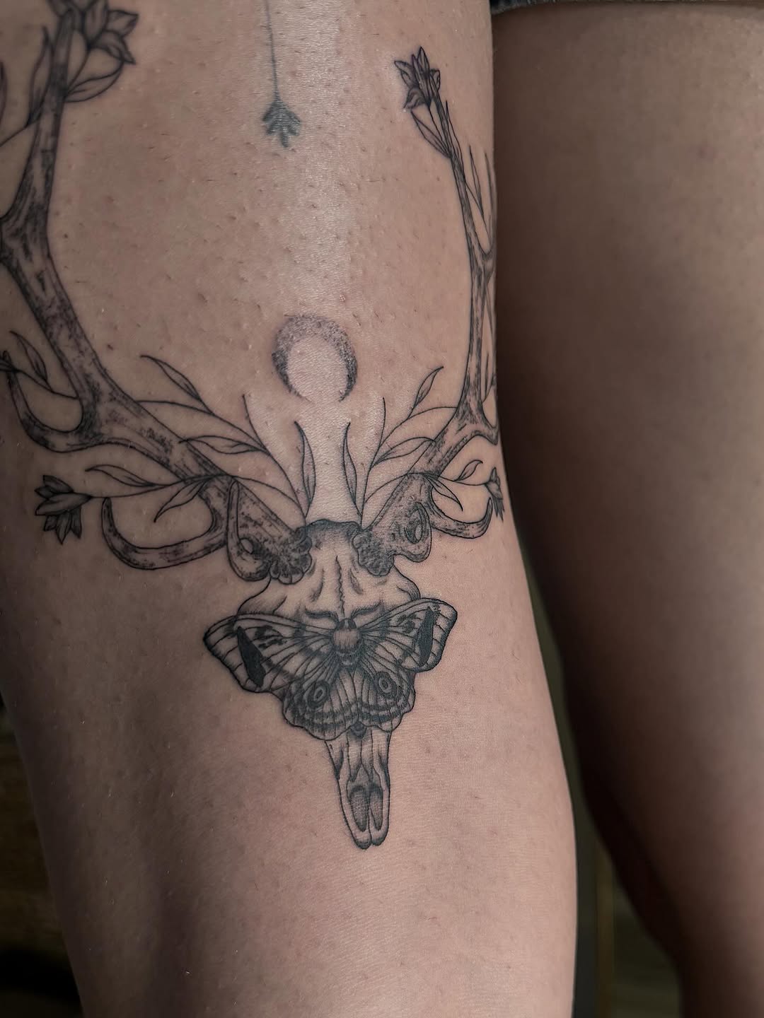 Tattoo by @bohemycollective — illustrative, black_and_grey