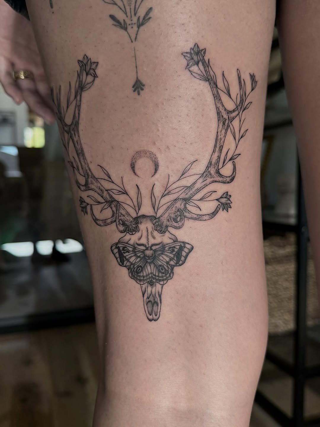 Tattoo by @bohemycollective — illustrative, black_and_grey