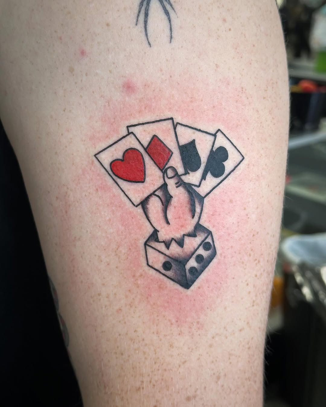 Tattoo by @lobos.ink โ american_traditional