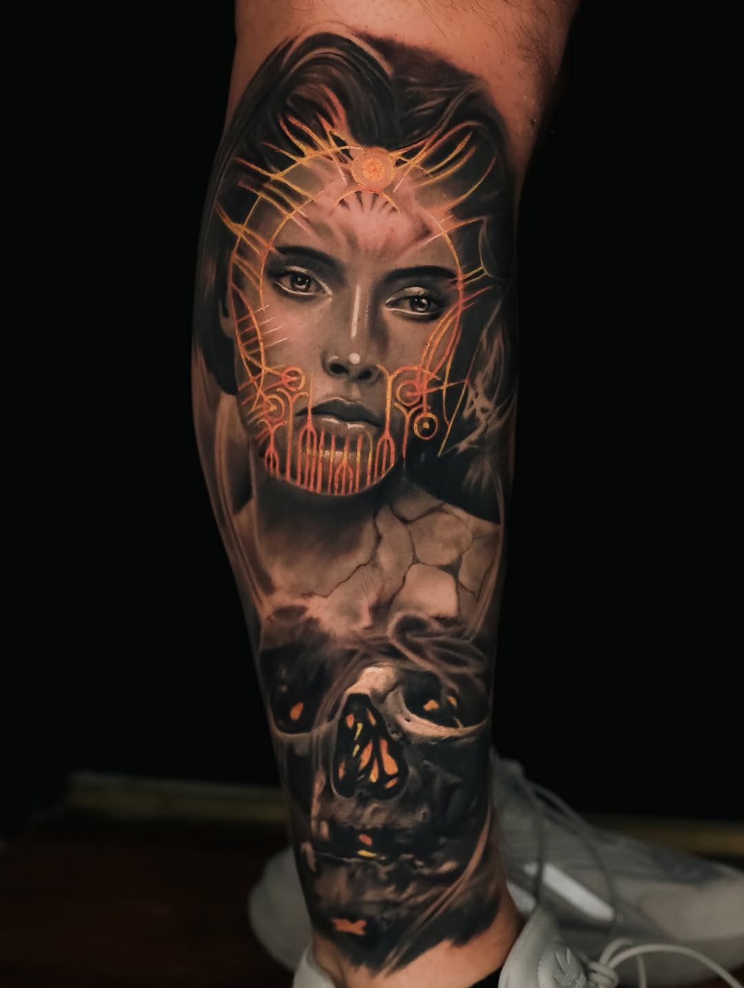 Tattoo by @angel.antonio.tattoos โ realism, dark_realism