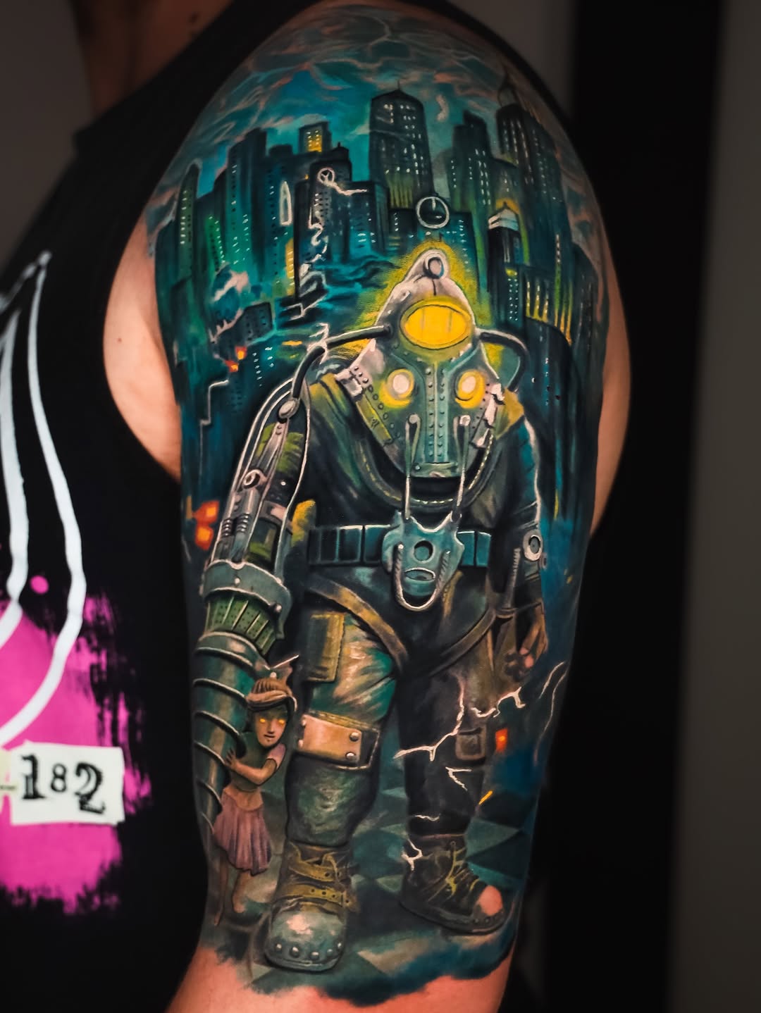 Tattoo by @angel.antonio.tattoos โ realism, dark_realism