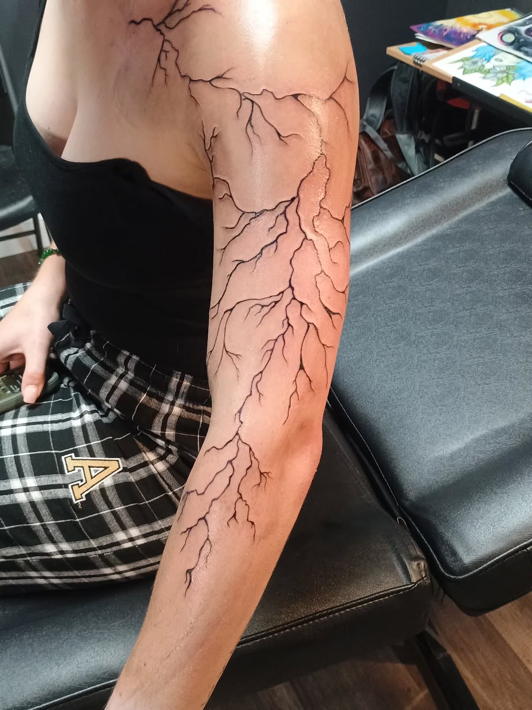 Tattoo by @inkcubus.kaighn — blackwork
