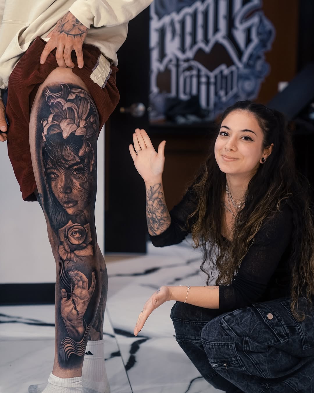 Tattoo by @miabacchi — realism, black_and_grey