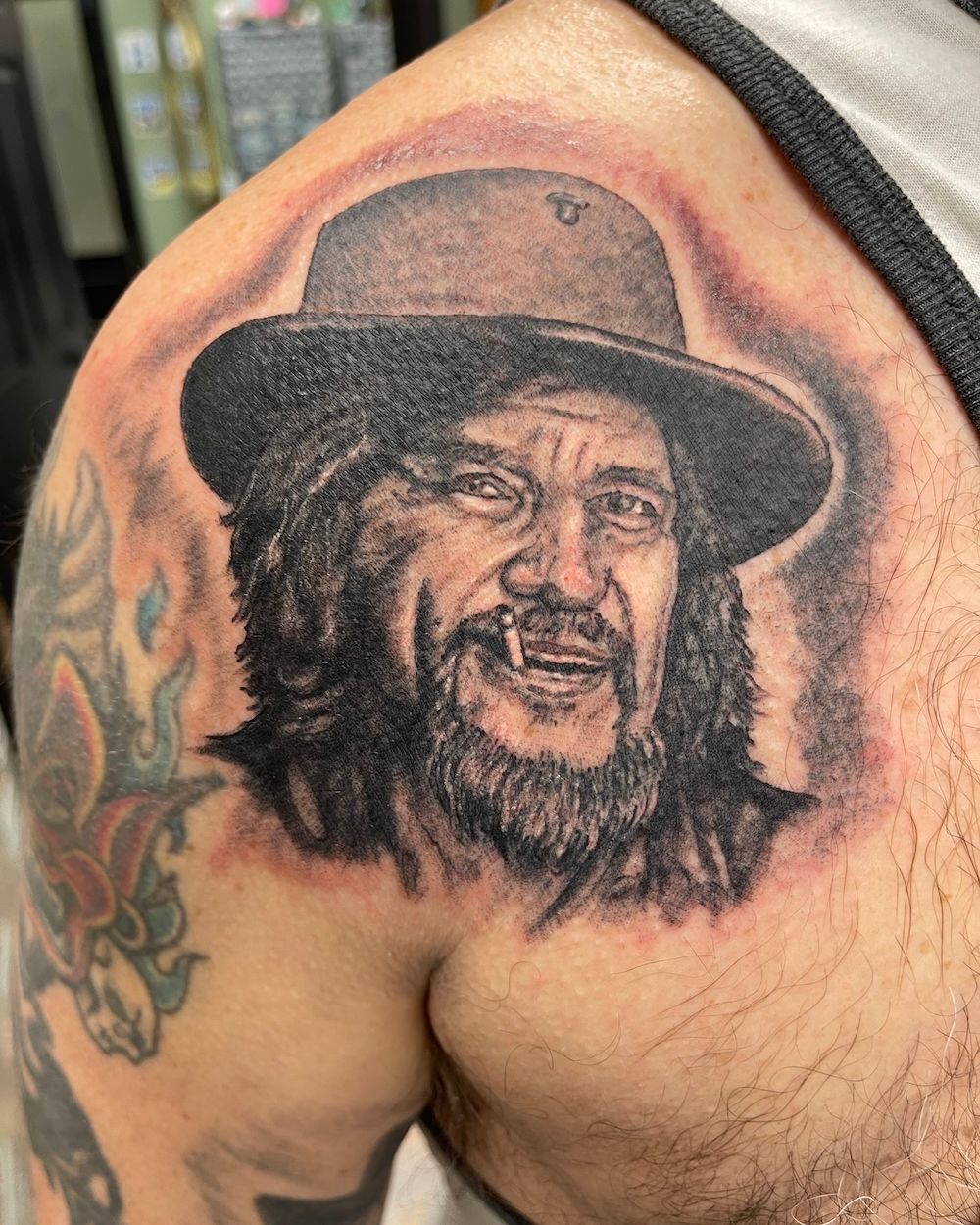 Tattoo by @mattfuckinwilliams — realism, black_and_grey