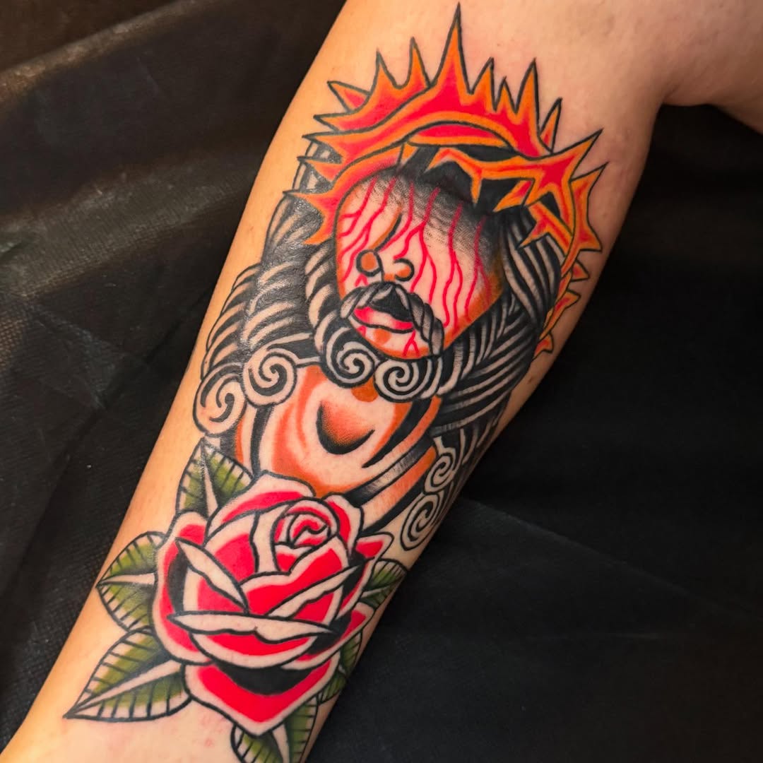 Tattoo by @b_hanika_ — american_traditional, neo_traditional