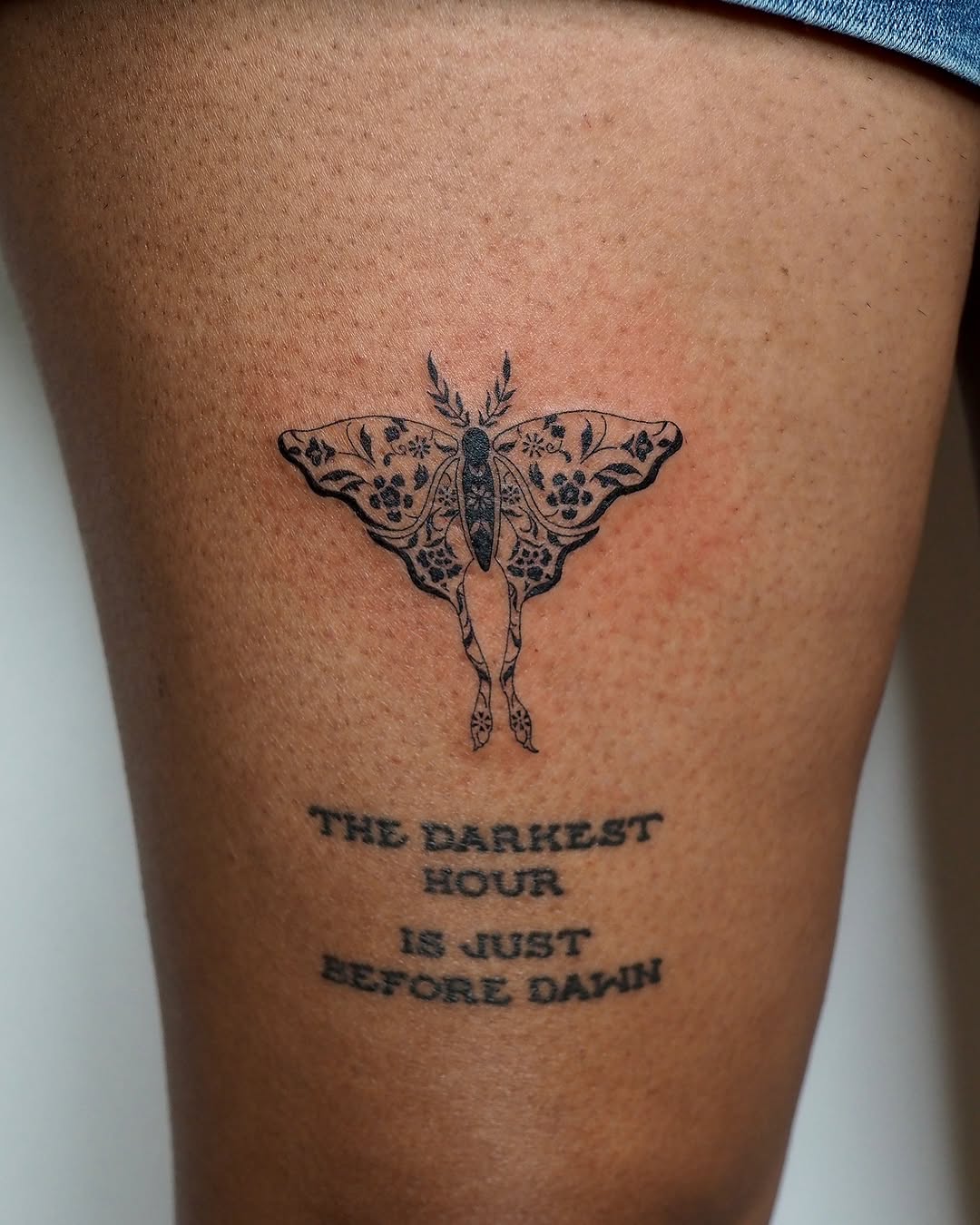Tattoo by @aeyetat โ fine_line, lettering_script