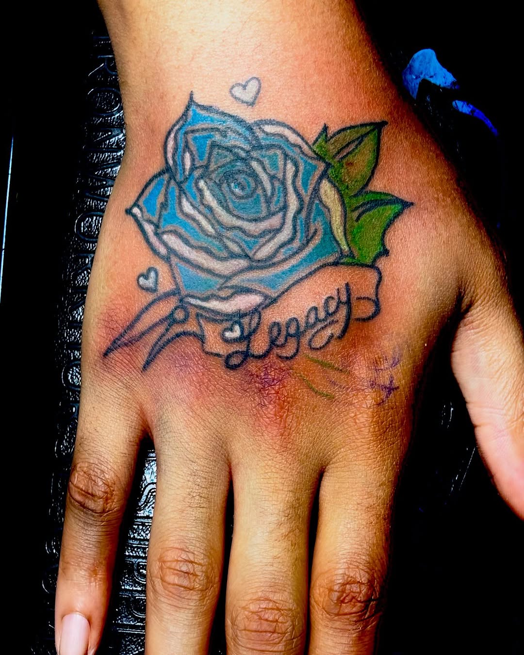 Tattoo by @familyandloyalty_llc — lettering_script