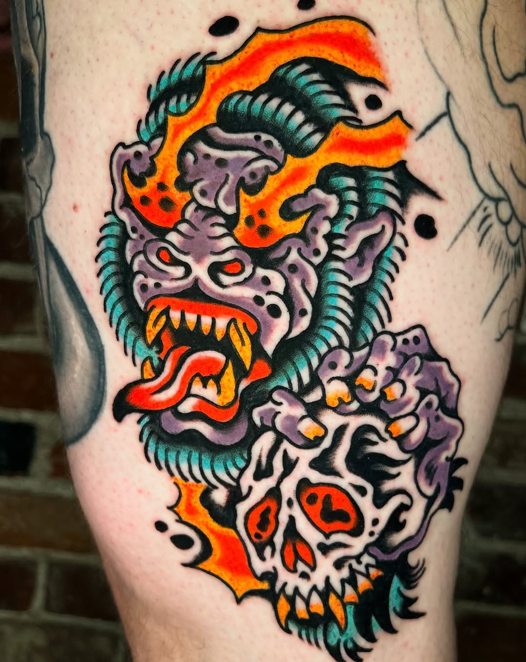 Tattoo by @bagofbones — neo_traditional, dark_realism