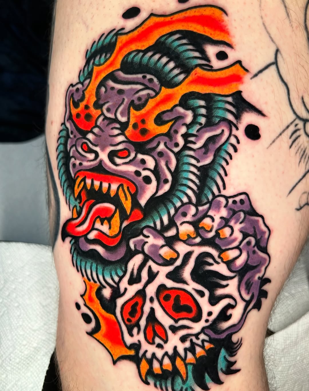 Tattoo by @bagofbones — neo_traditional, dark_realism