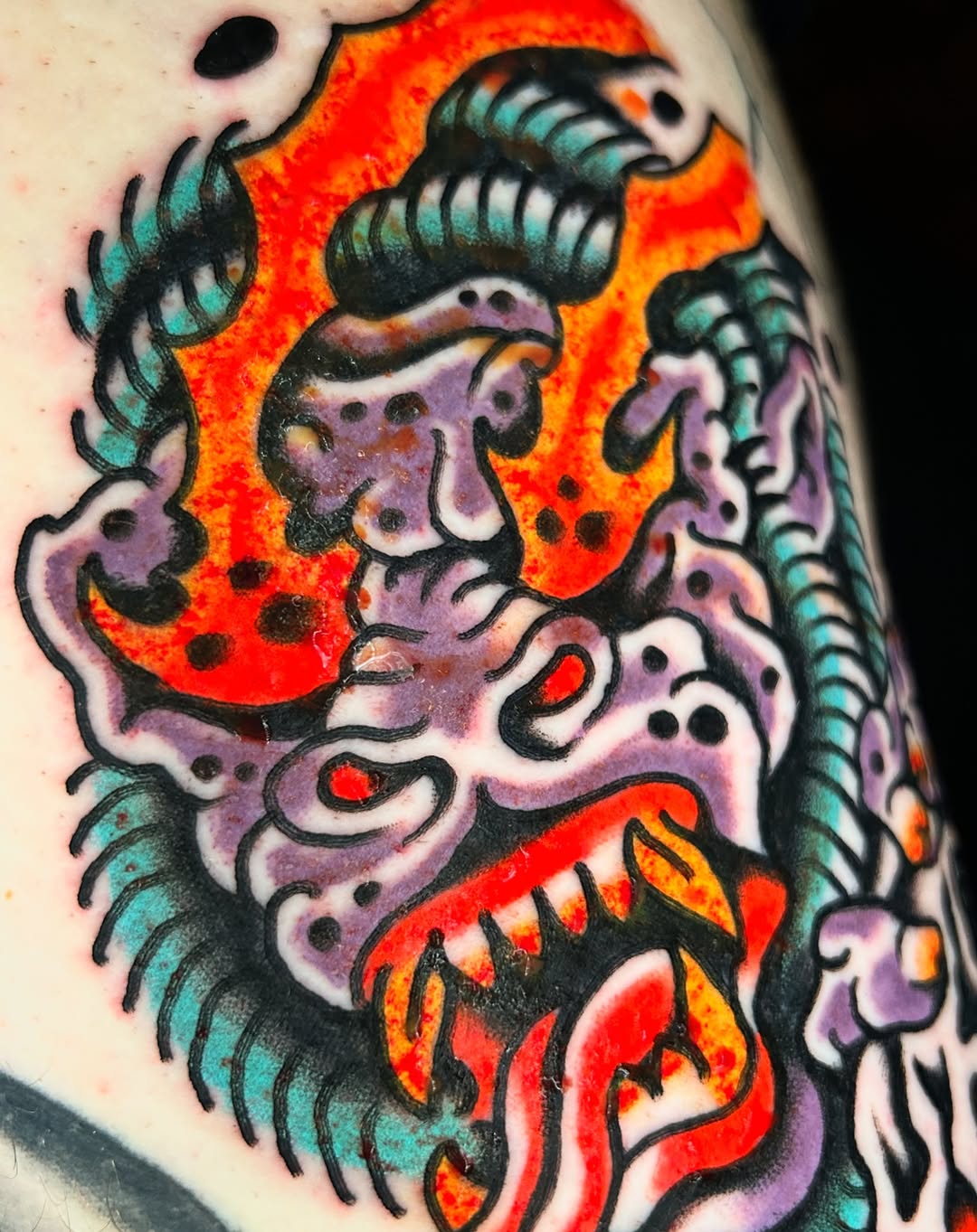 Tattoo by @bagofbones — neo_traditional, japanese_irezumi