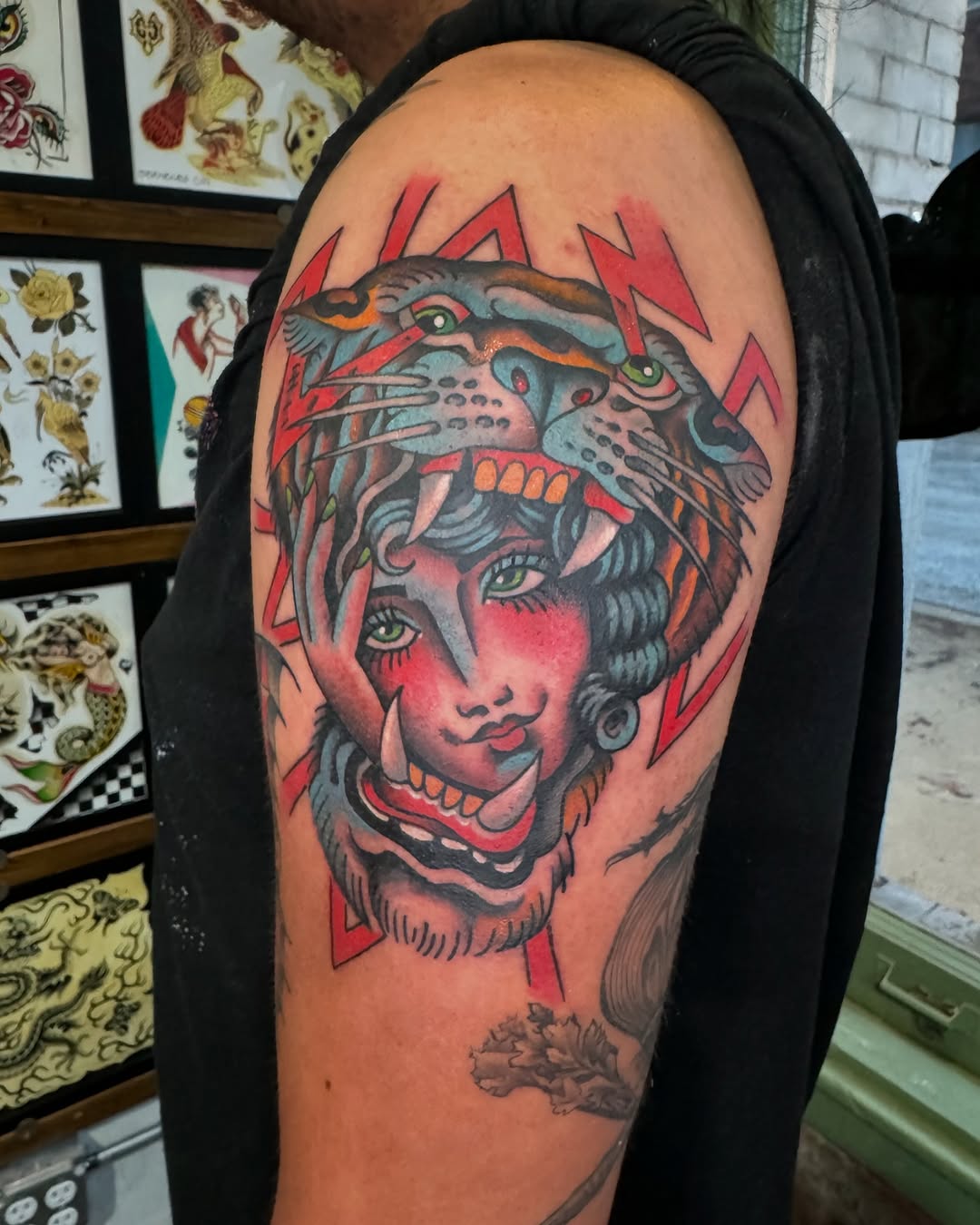 Tattoo by @inkcmob — american_traditional, neo_traditional