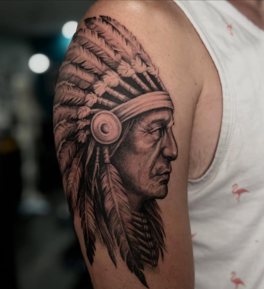 Tattoo by @leeranco_tattoos โ realism, black_and_grey