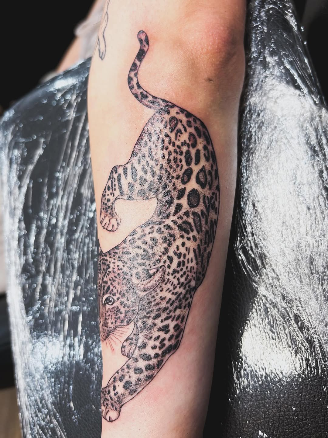 Tattoo by @allieruck_tattoos — realism, black_and_grey