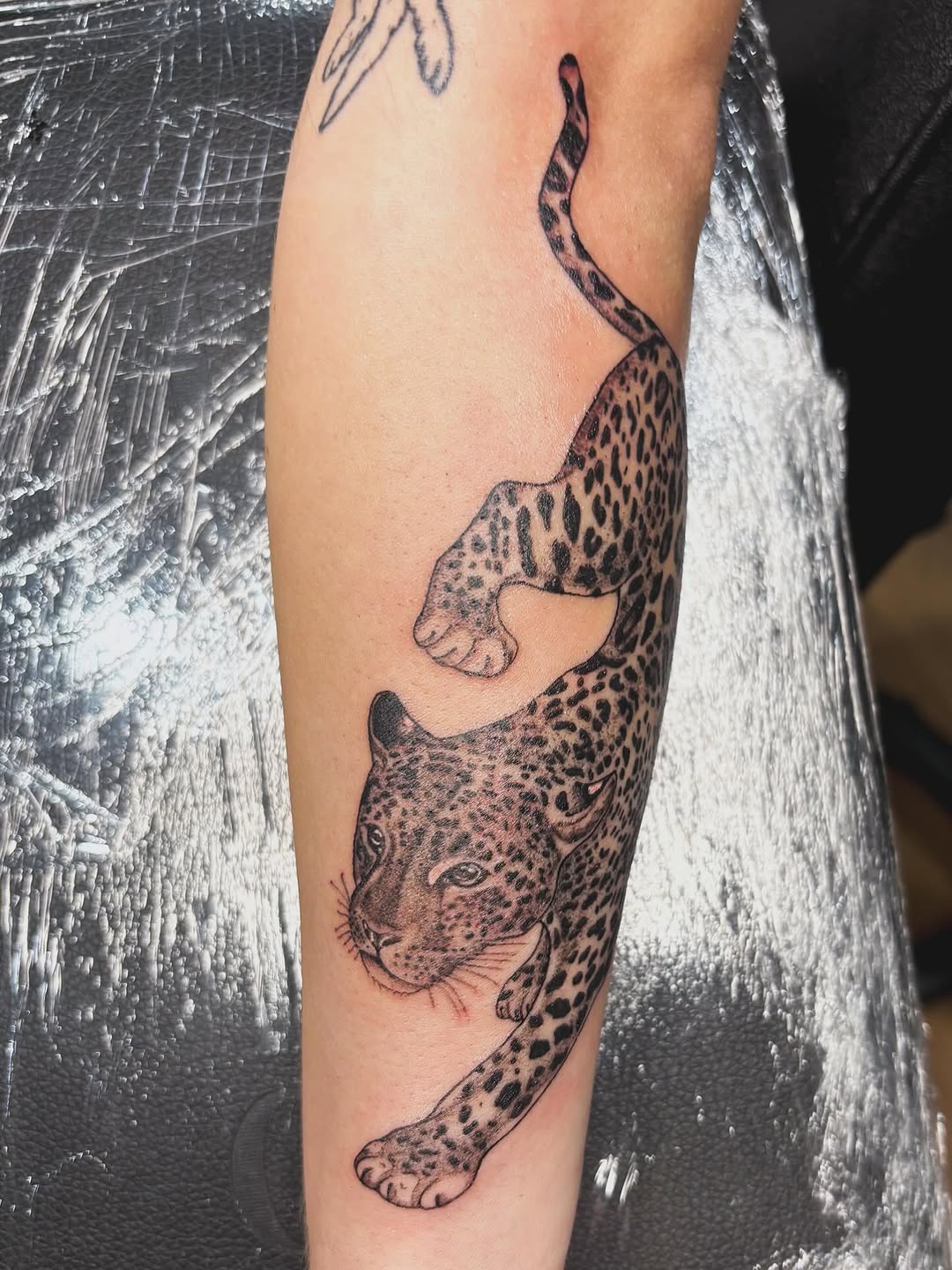 Tattoo by @allieruck_tattoos — realism, black_and_grey