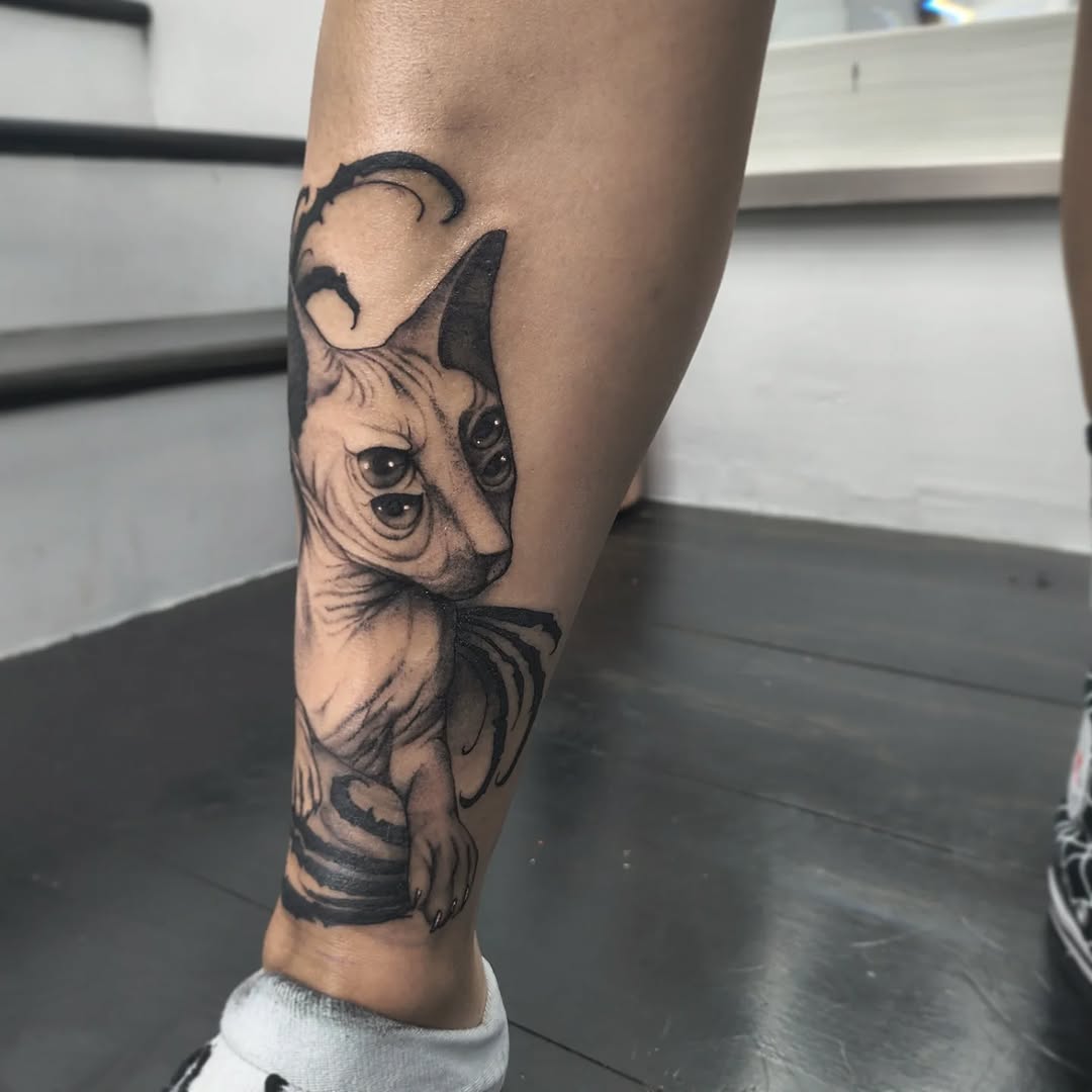 Tattoo by @_mujerdemuerte โ realism, dark_realism