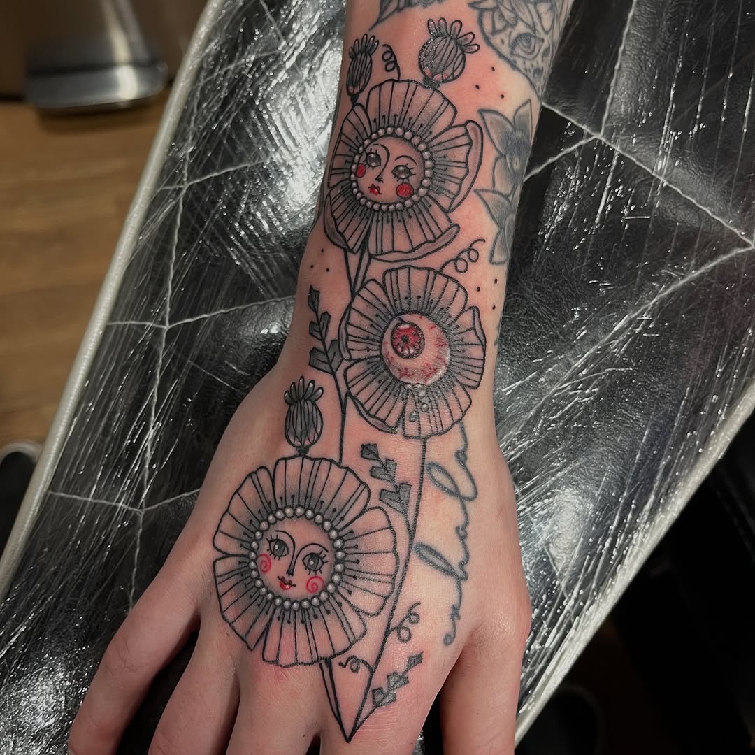 Tattoo by @spectral.inks — neo_traditional, black_and_grey