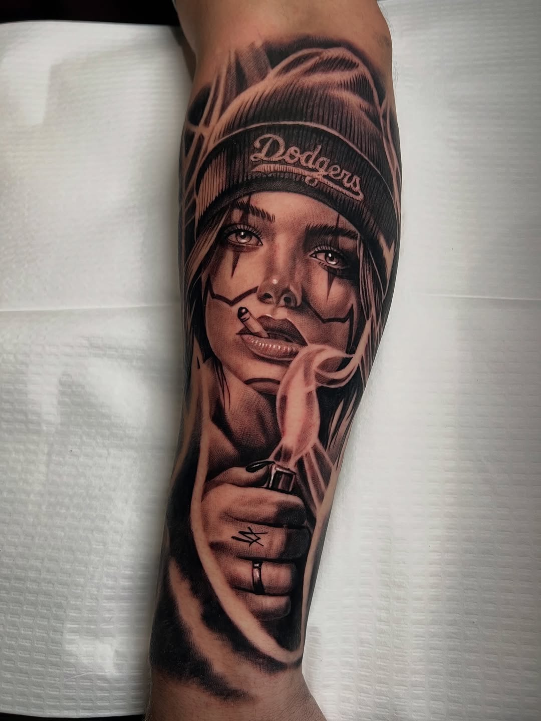 Tattoo by @bj_inks — realism, black_and_grey