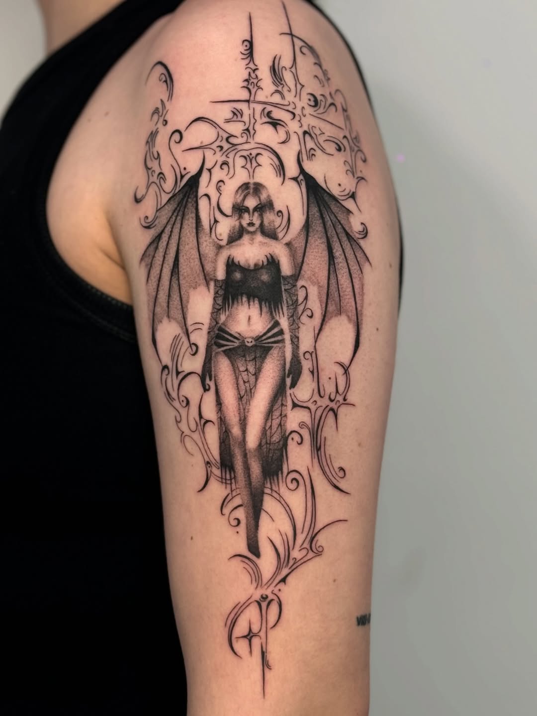 Tattoo by @ranciidcorpse โ black_and_grey, illustrative