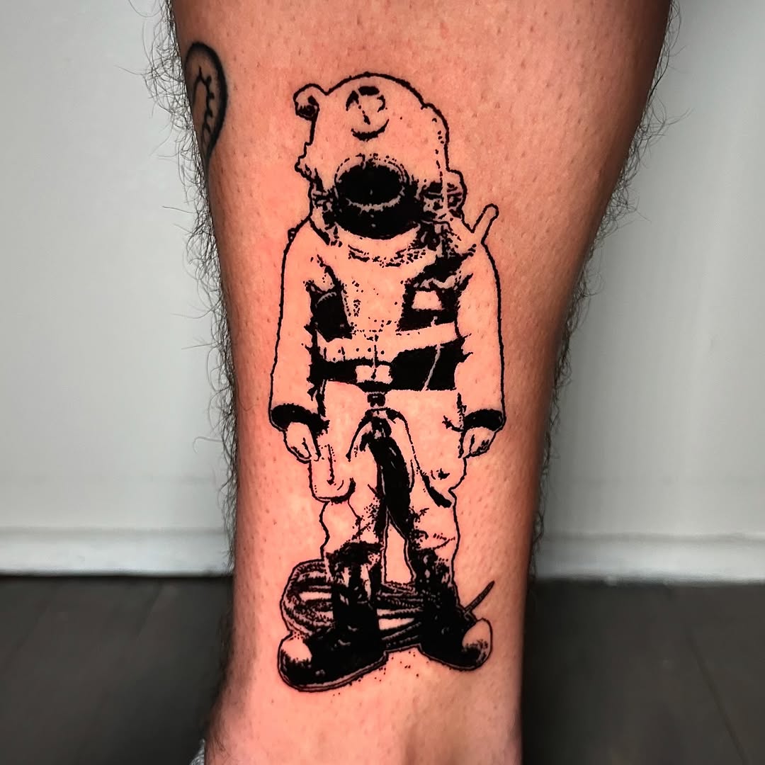 Tattoo by @matthew.hall.tattoo — blackwork