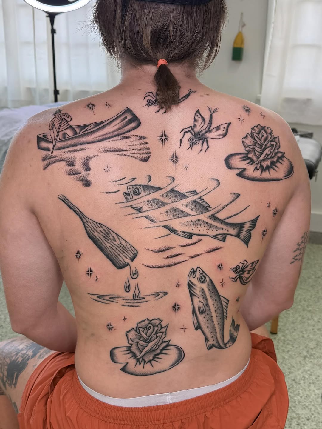 Tattoo by @rinoski.tattoo — illustrative, black_and_grey