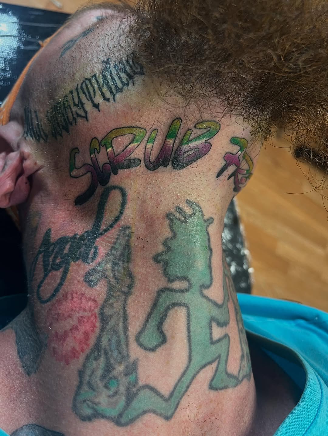 Tattoo by @katiemothafuckinsayre — lettering_script