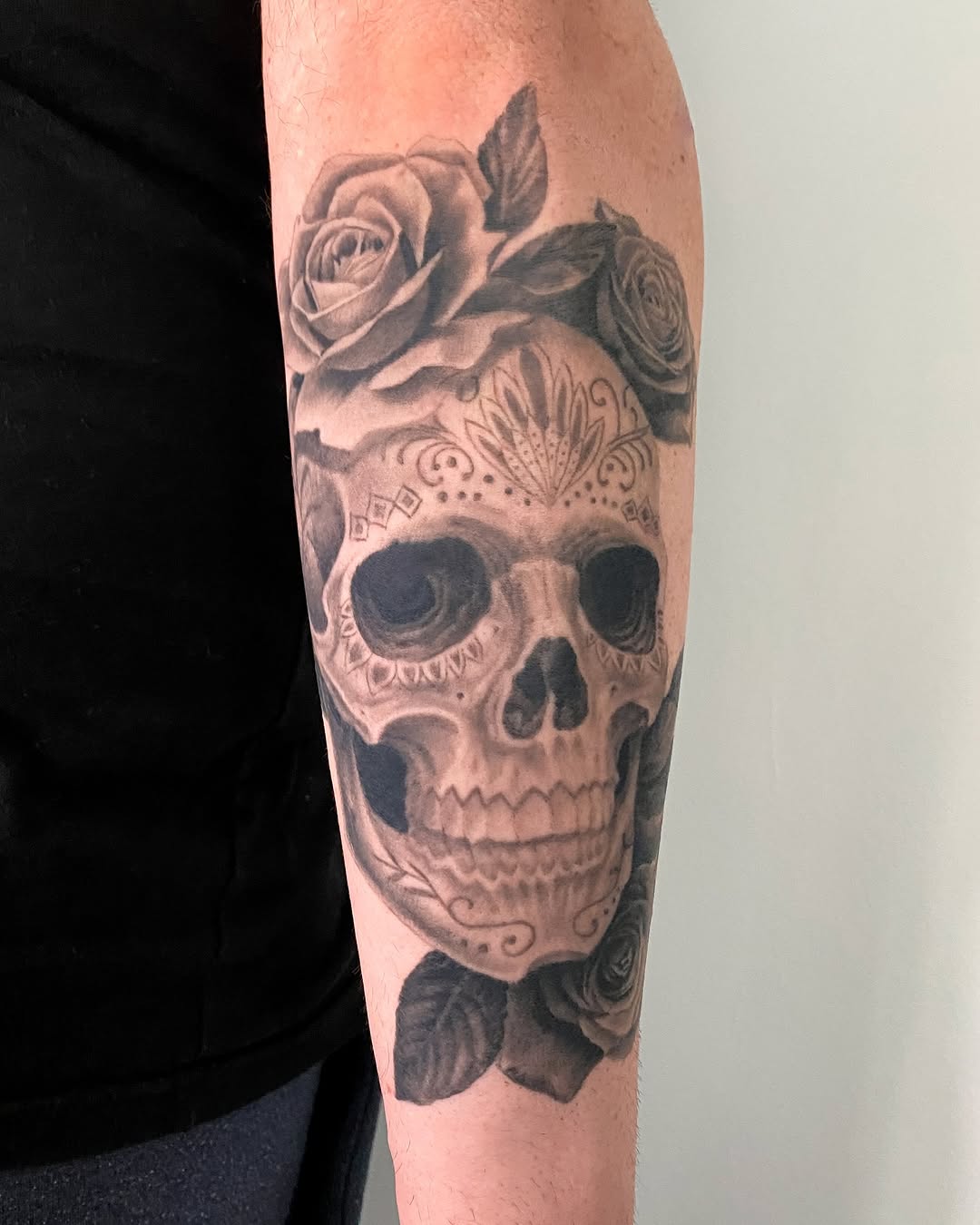Tattoo by @ronangibney — black_and_grey, realism