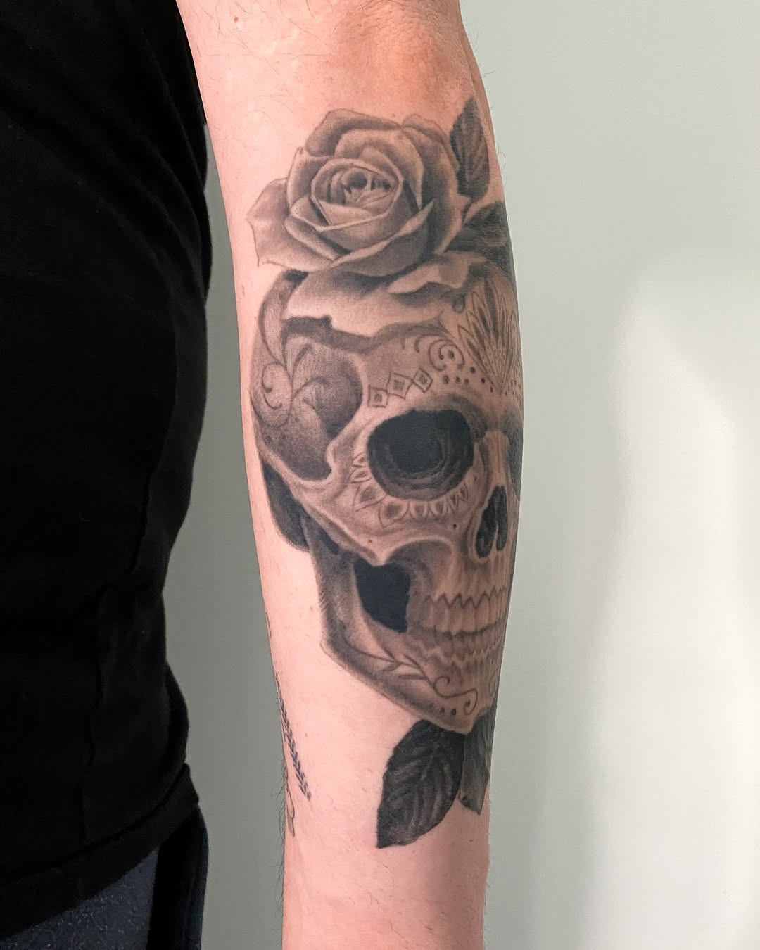 Tattoo by @ronangibney — black_and_grey, realism