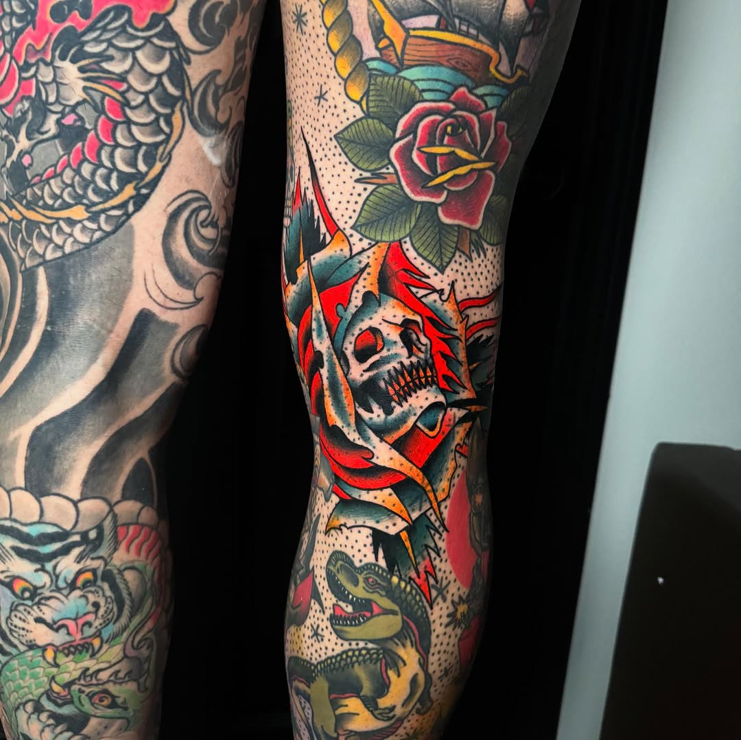 Tattoo by @noottattoo — american_traditional, illustrative