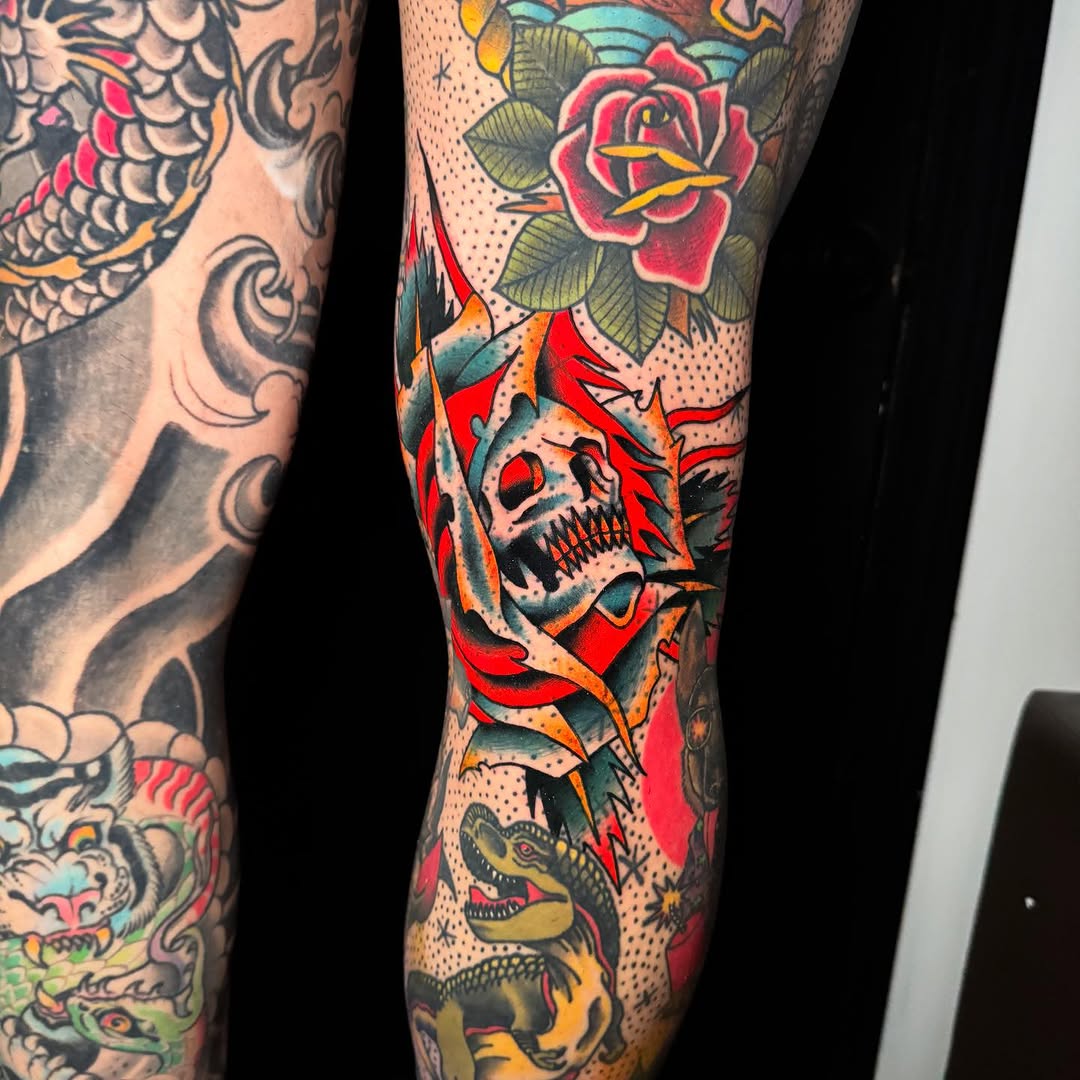 Tattoo by @noottattoo — american_traditional, illustrative