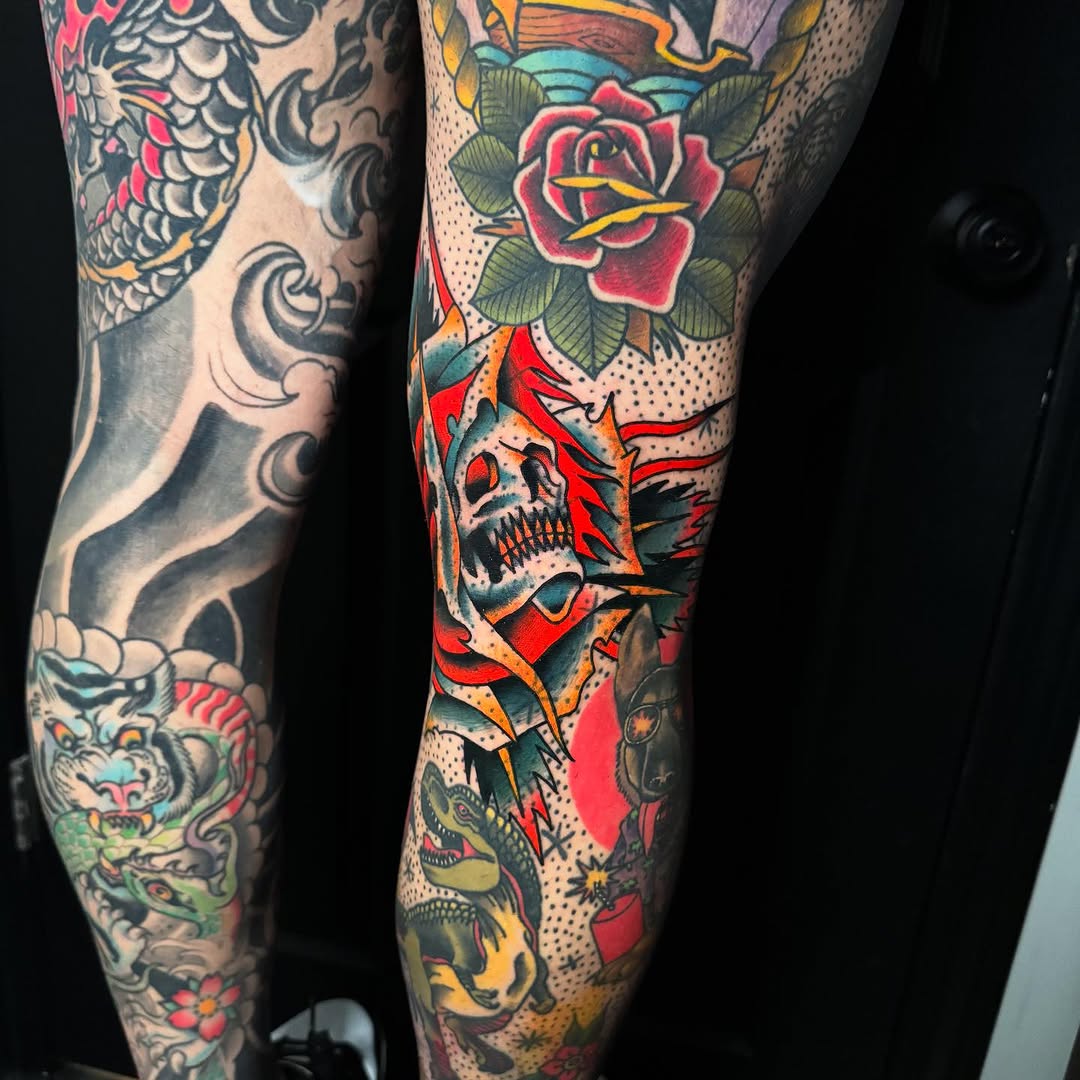 Tattoo by @noottattoo — american_traditional, illustrative