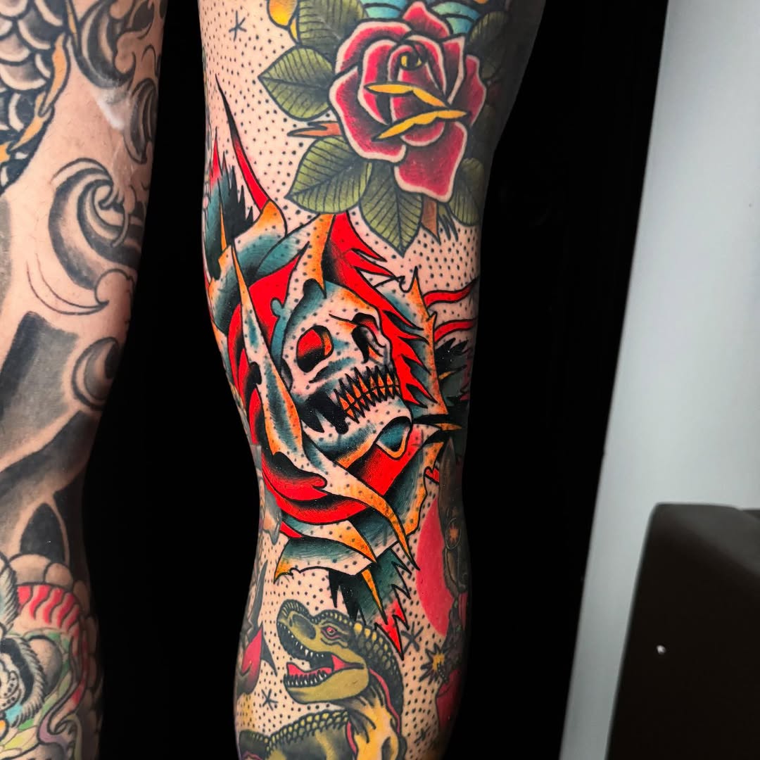 Tattoo by @noottattoo — american_traditional, illustrative