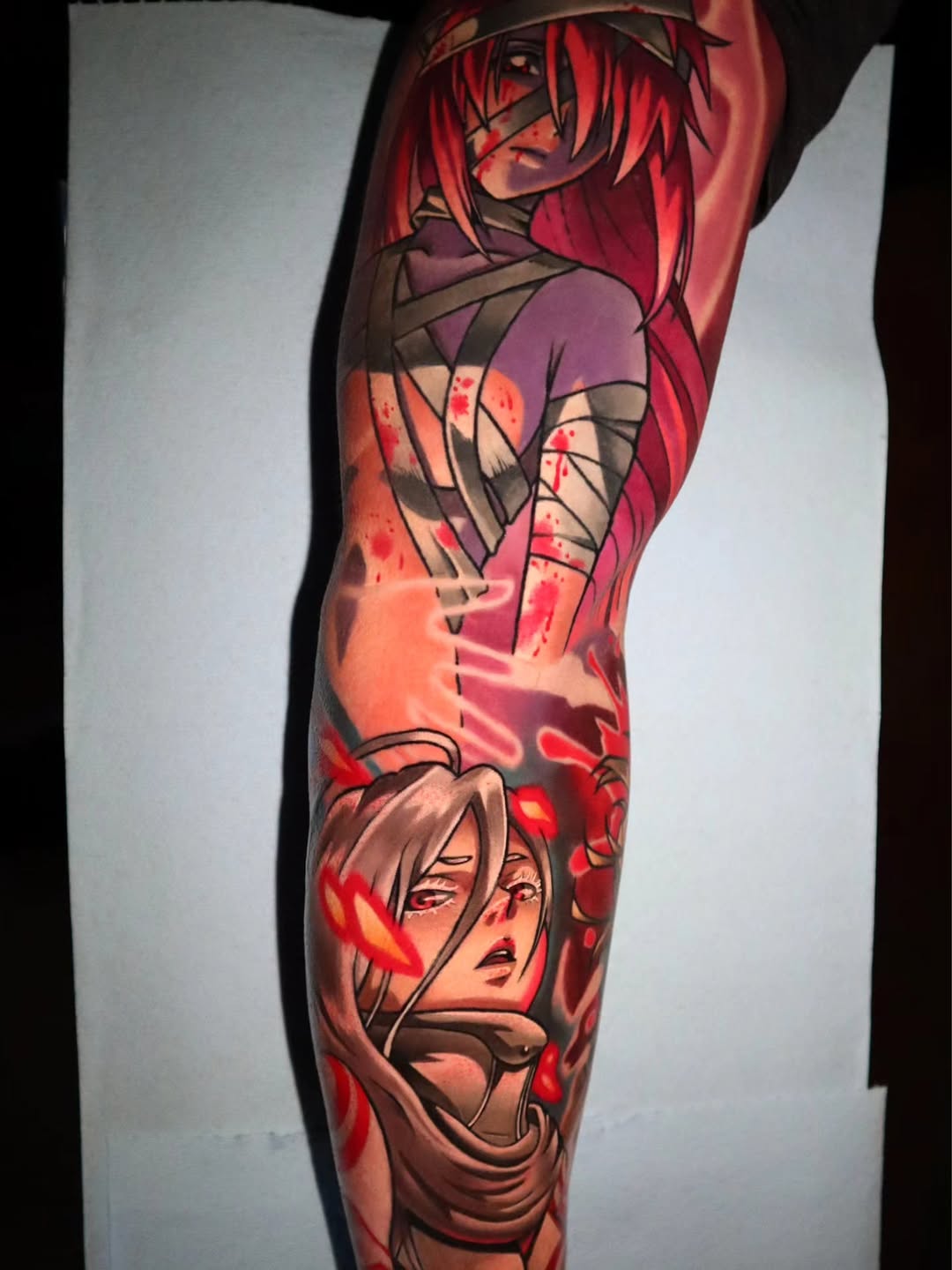 Tattoo by @jojo.mojo.tattoos — anime, trash_polka