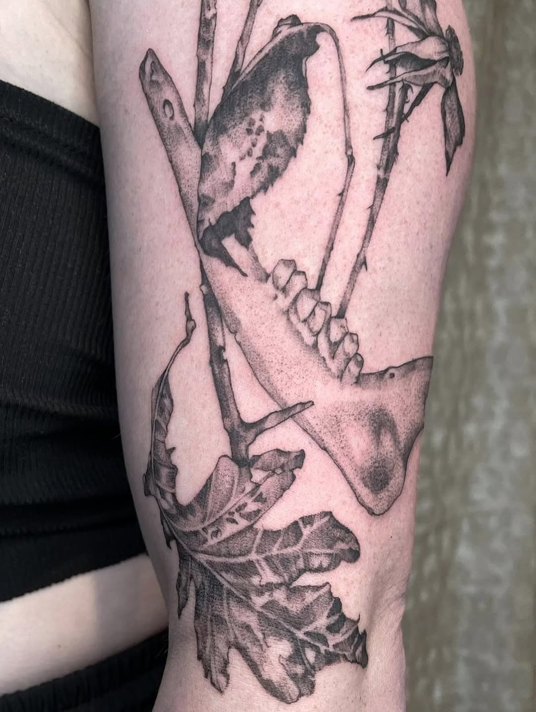 Tattoo by @jdraven β black_and_grey