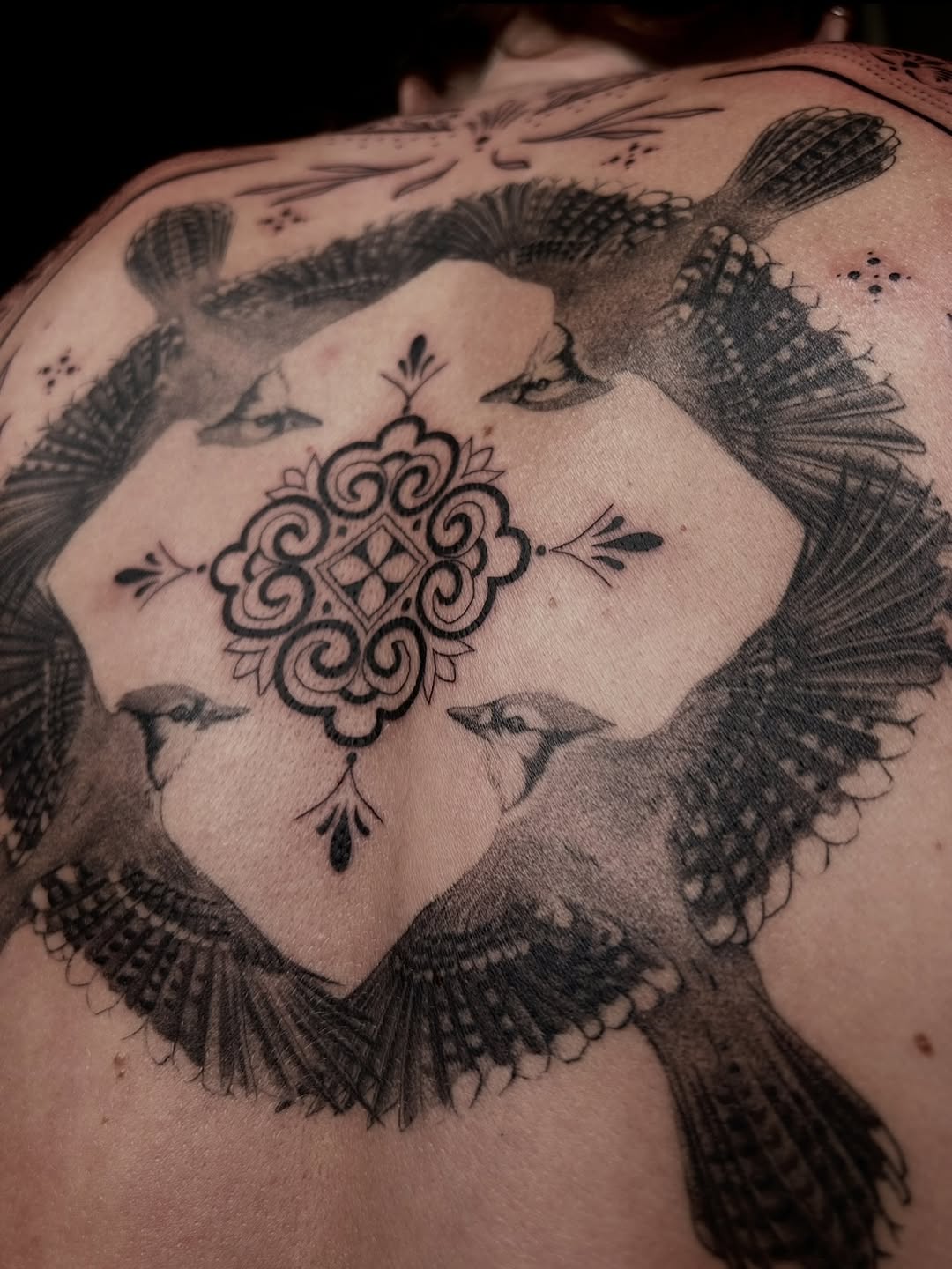 Tattoo by @savmaxtatz โ realism, dotwork