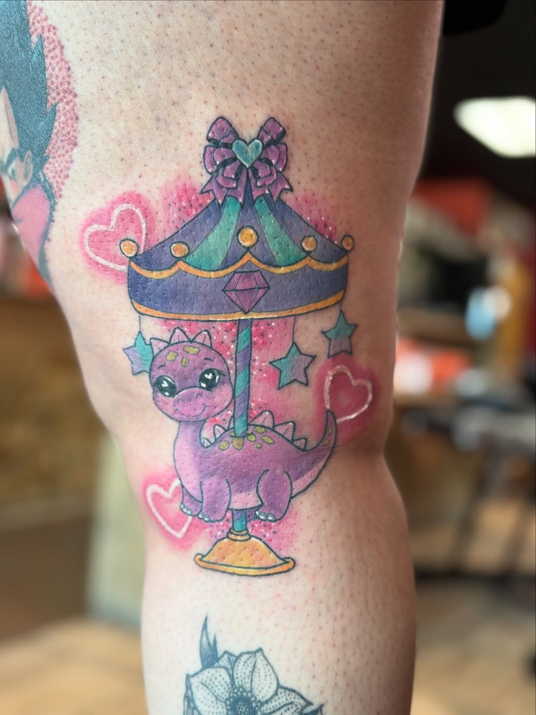 Tattoo by @blkndrose — new_school, anime