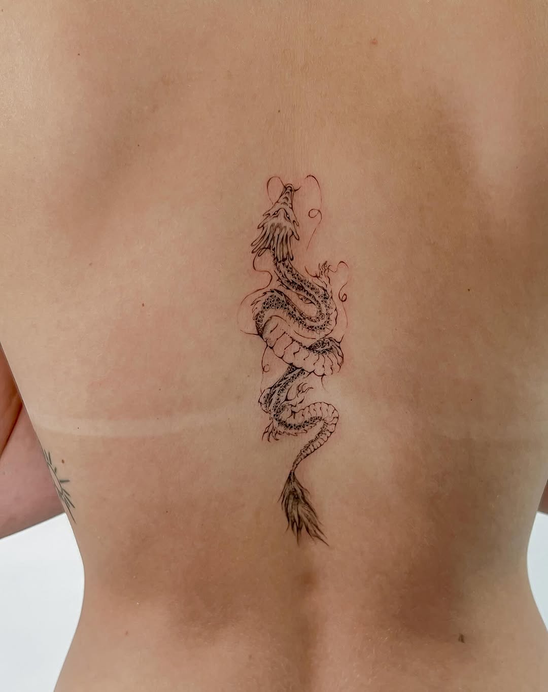 Tattoo by @dreamrealm — fine_line, japanese_irezumi