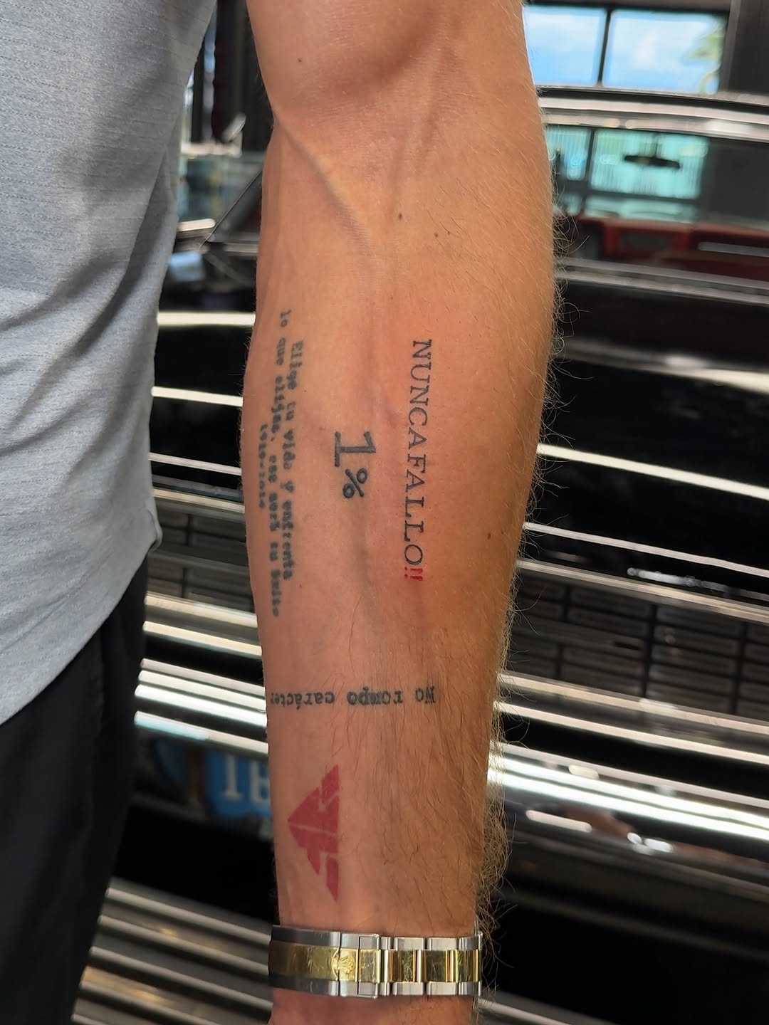 Tattoo by @blackastaratattoo — lettering_script