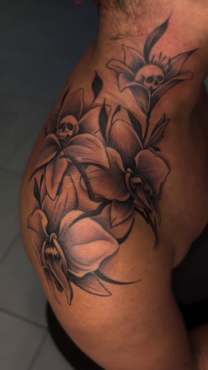 Tattoo by @av_tatts — realism, dark_realism