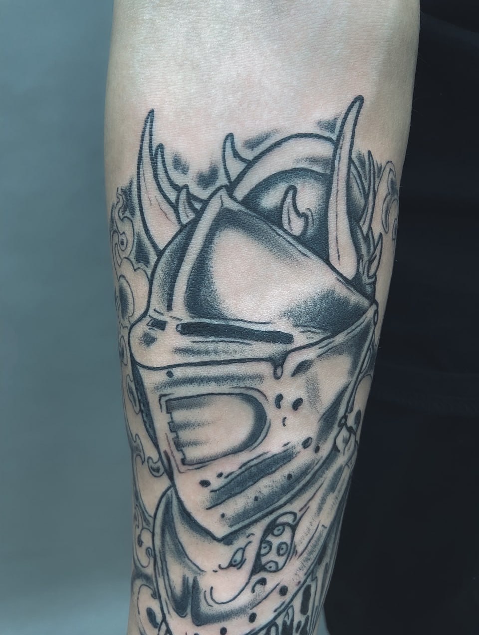 Tattoo by @hori.saru — black_and_grey, realism