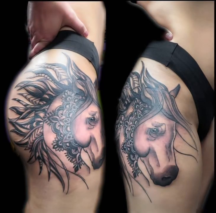 Tattoo by @kierastonetattoos — realism, black_and_grey