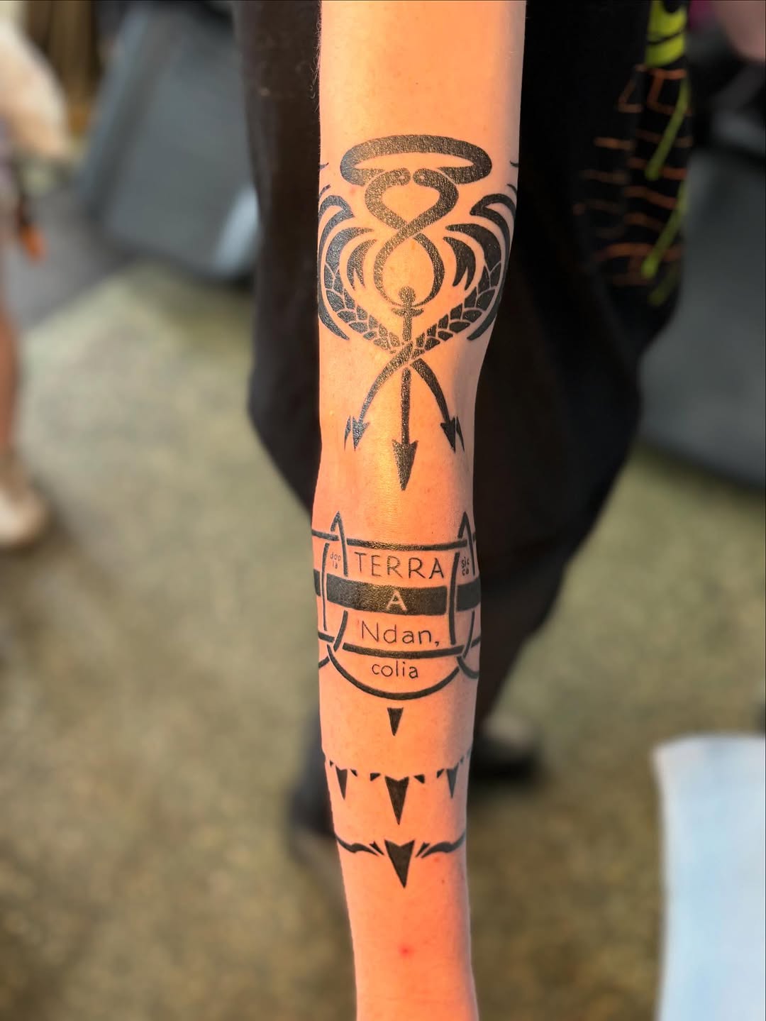 Tattoo by @shiloh.nightshade.ink — blackwork, lettering_script