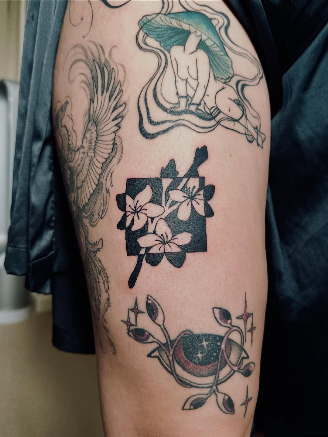 Tattoo by @jadelintattoos — black_and_grey