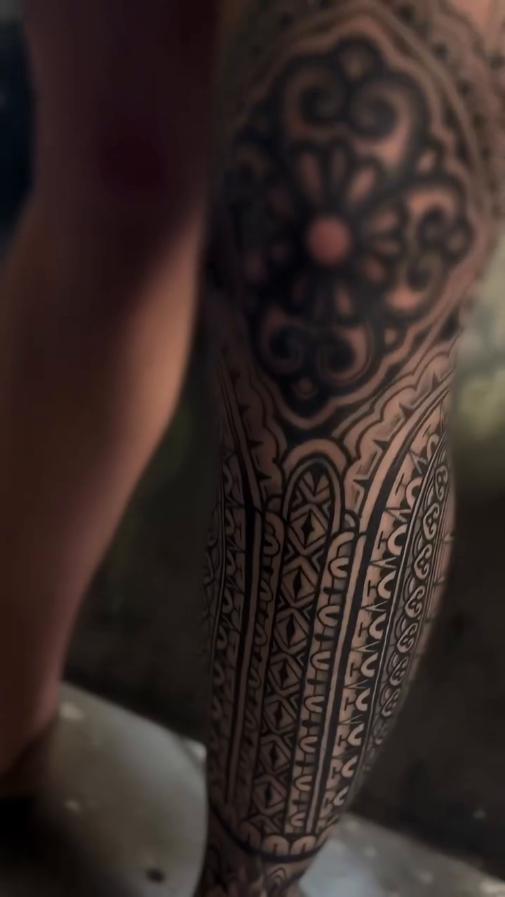 Tattoo by @driftwood.ttt — blackwork, ornamental