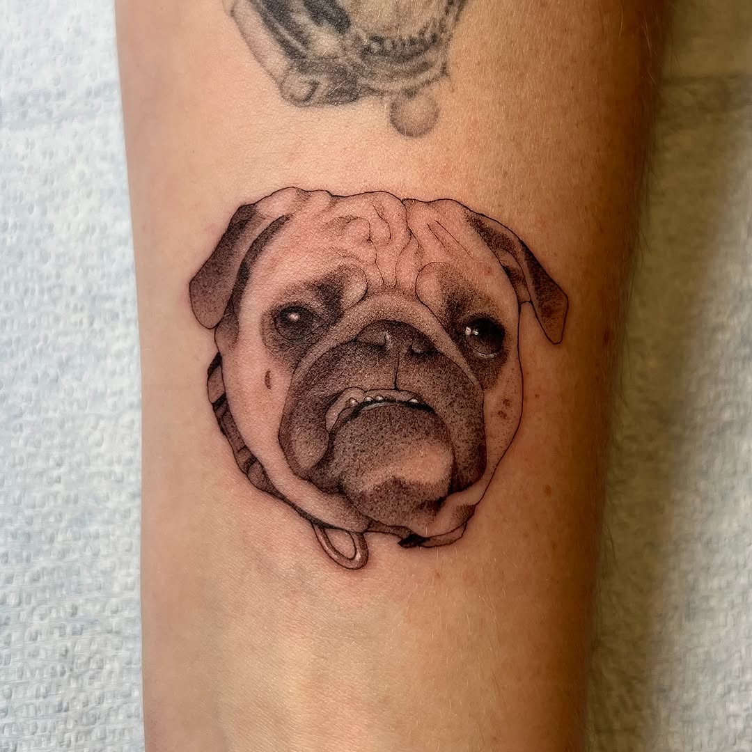 Tattoo by @cupidnegra β realism, black_and_grey