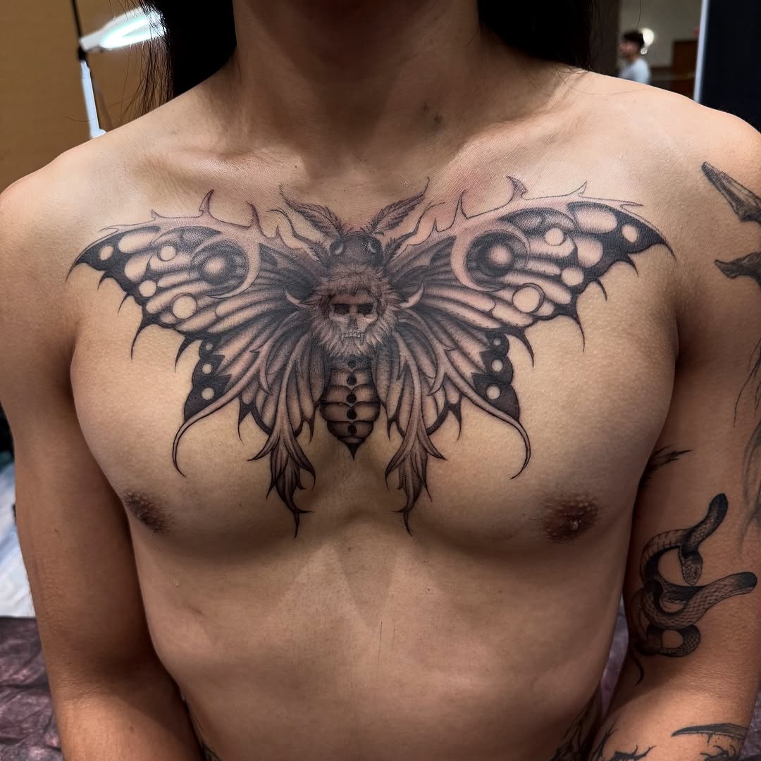 Tattoo by @transtamp — blackwork, illustrative