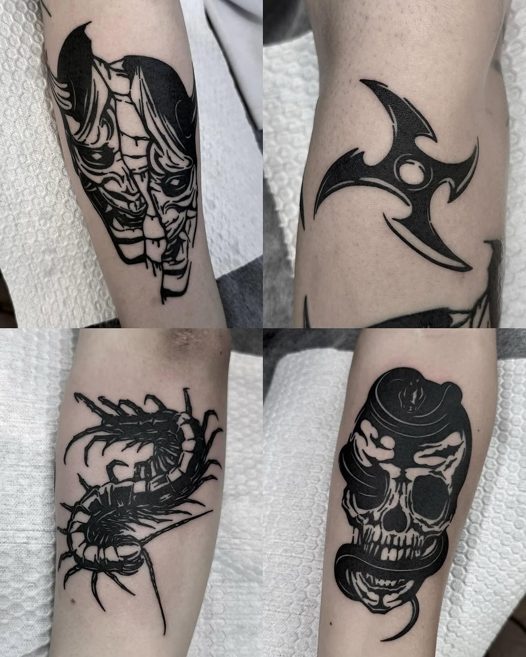 Tattoo by @roniblack_tt — blackwork
