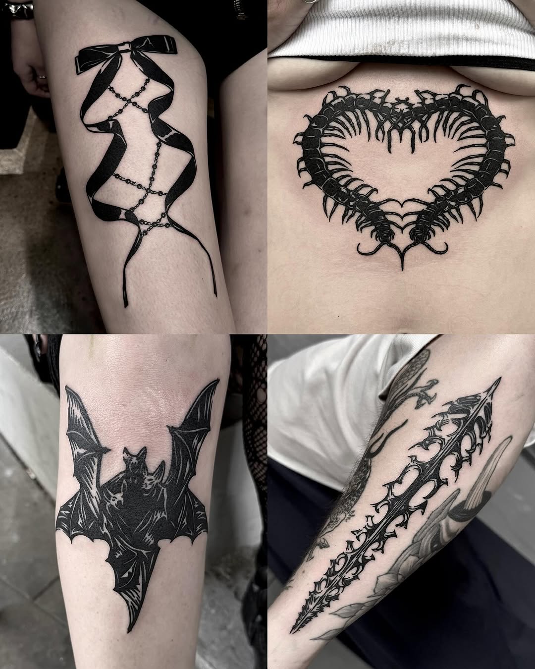 Tattoo by @roniblack_tt — blackwork