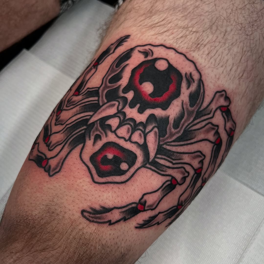 Tattoo by @whatswrongkiel — american_traditional, black_and_grey